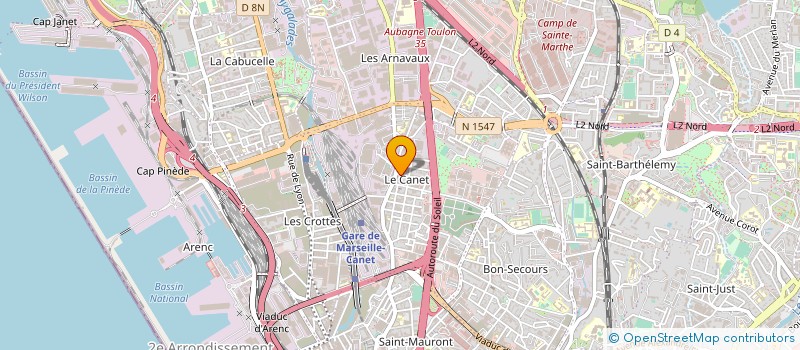 localisation de l'entreprise MONSIEUR AMARA DJOUDREZ à MARSEILLE