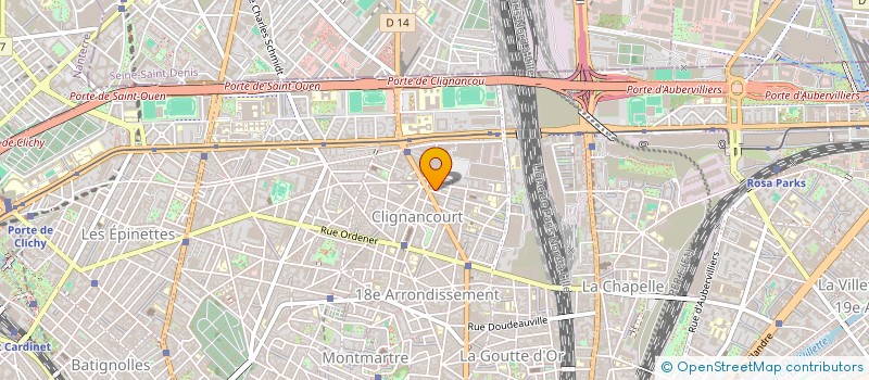 localisation de l'entreprise MONSIEUR AMARA DOSSO  PARIS