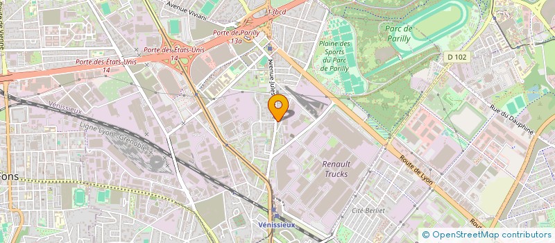 localisation de l'entreprise MONSIEUR AMARA DOUMBOUYA  VENISSIEUX