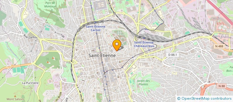 localisation de l'entreprise MONSIEUR AMARA KADRI à SAINT-ETIENNE