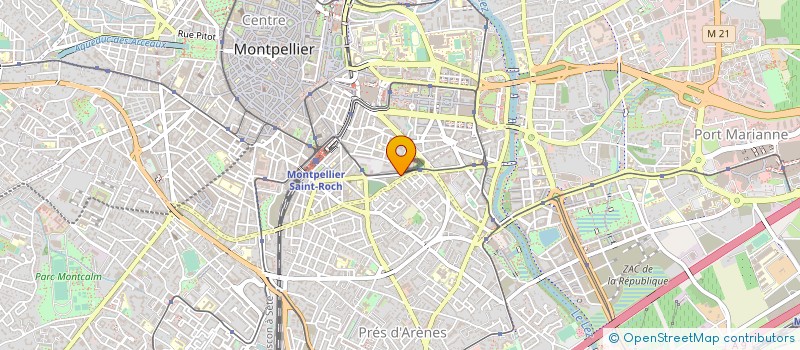localisation de l'entreprise MONSIEUR AMARA KAMARA à MONTPELLIER
