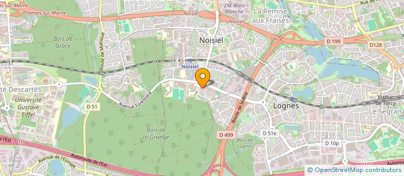 localisation de l'entreprise MONSIEUR AMARA KANOUTE  NOISIEL