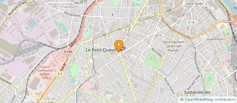 localisation de l'entreprise MONSIEUR AMARA KEIRA  LE PETIT-QUEVILLY