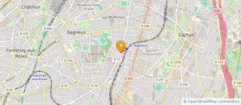 localisation de l'entreprise MONSIEUR AMARA KOITA à BAGNEUX