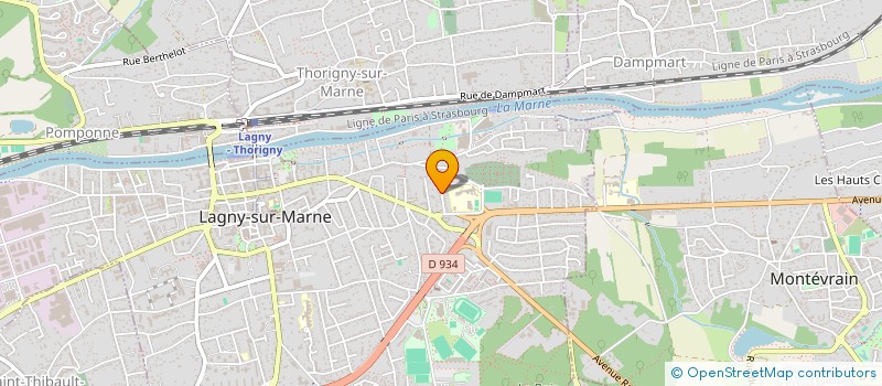 localisation de l'entreprise MONSIEUR AMARA KOUROUMA  LAGNY-SUR-MARNE