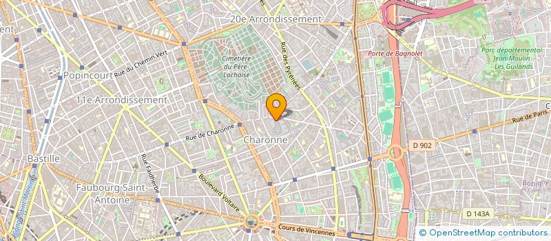 localisation de l'entreprise MONSIEUR AMARA OUHACHI  PARIS