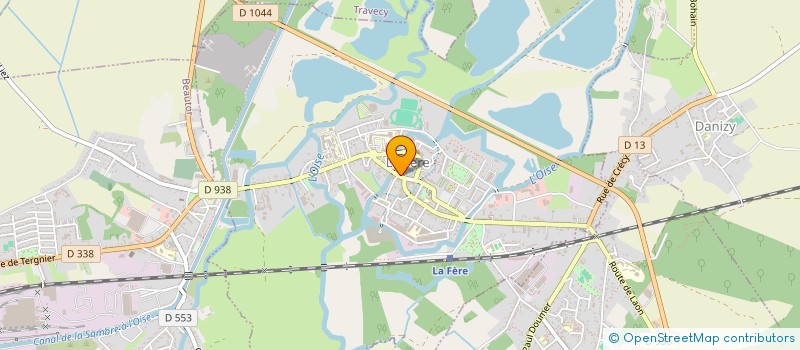 localisation de l'entreprise MONSIEUR AMARA RACHEDI à LA FERE