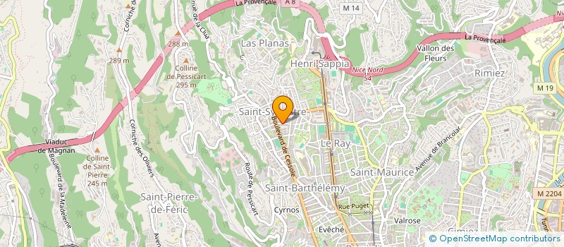 localisation de l'entreprise MONSIEUR AMARA TRAORE à NICE
