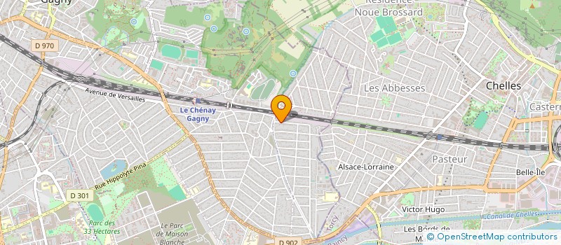 localisation de l'entreprise MONSIEUR AMARA YOUGHOURTA  GAGNY