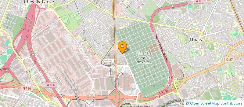 localisation de l'entreprise MONSIEUR AMARA ZOUAOUI  THIAIS