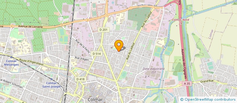 localisation de l'entreprise MONSIEUR AMARILDO FEREIRA FARIAS  COLMAR