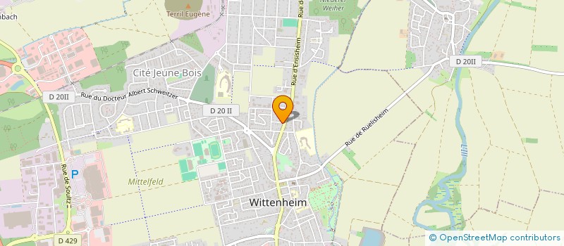 localisation de l'entreprise MONSIEUR AMARO DOS SANTOS ROCHA à WITTENHEIM