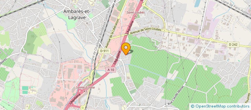 localisation de l'entreprise MONSIEUR AMATH DIAGNE à SAINTE-EULALIE