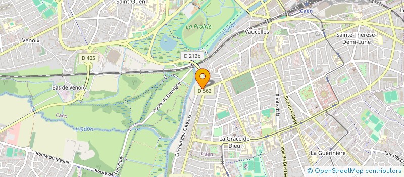 localisation de l'entreprise MONSIEUR AMAURY ACHARD DE LA VENTE à CAEN