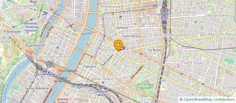 localisation de l'entreprise MONSIEUR AMAURY ANDREAZ à LYON