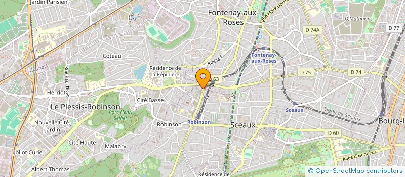 localisation de l'entreprise MONSIEUR AMAURY ARNAUD  MONTROUGE