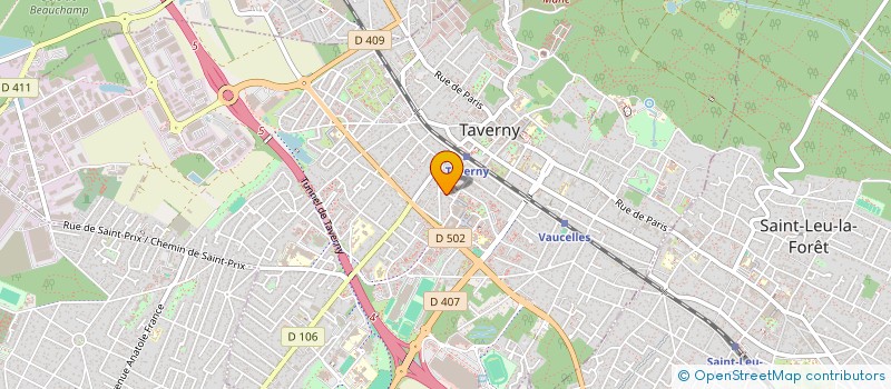 localisation de l'entreprise MONSIEUR AMAURY ASCARATEIL  TAVERNY