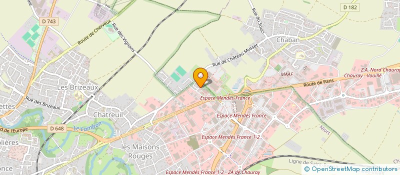 localisation de l'entreprise MONSIEUR AMAURY BATIOT à NIORT