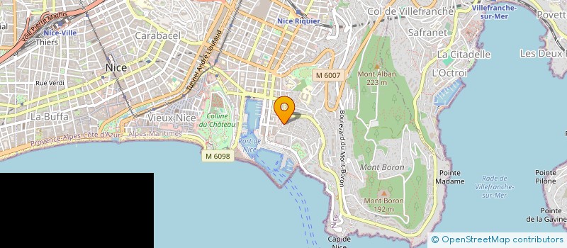 localisation de l'entreprise MONSIEUR AMAURY BAUZAC à NICE