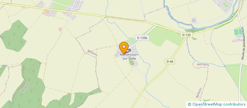 localisation de l'entreprise MONSIEUR AMAURY BERNARD  MAILLY-SUR-SEILLE