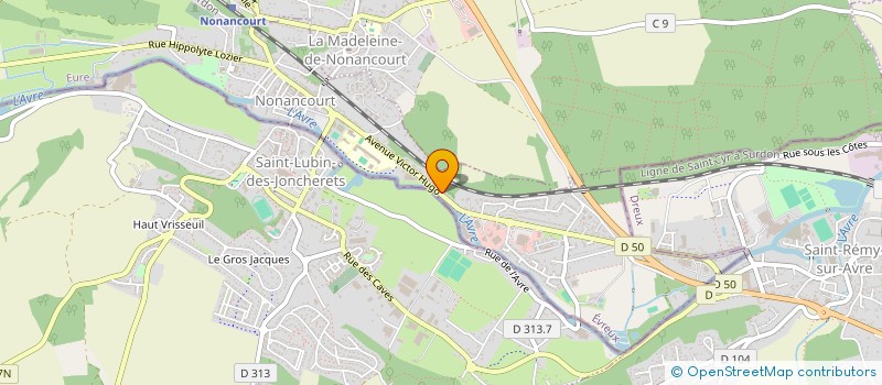 localisation de l'entreprise MONSIEUR AMAURY BERTHOULT  NONANCOURT