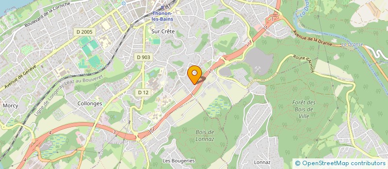 localisation de l'entreprise MONSIEUR AMAURY BIHL à THONON-LES-BAINS