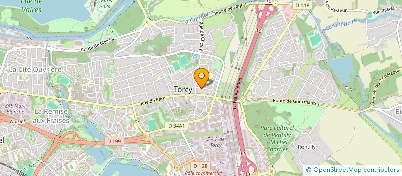 localisation de l'entreprise MONSIEUR AMAURY BORDREUIL  TORCY