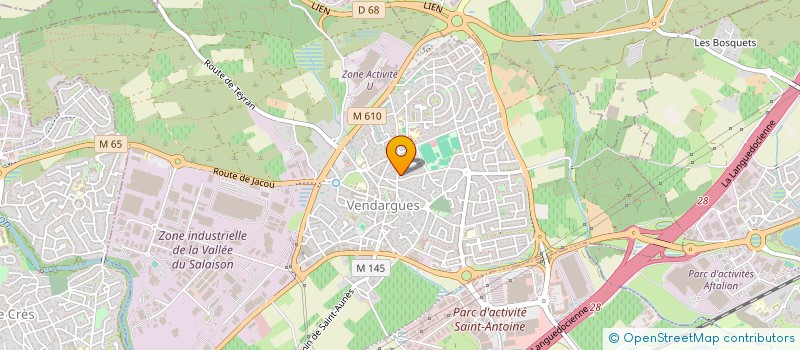 localisation de l'entreprise MONSIEUR AMAURY BRENGOU à VENDARGUES