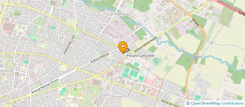 localisation de l'entreprise MONSIEUR AMAURY BREUIL HELION GUERONNIERE à PAU