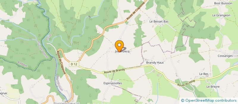 localisation de l'entreprise MONSIEUR AMAURY BUFFERNE  USSON-EN-FOREZ