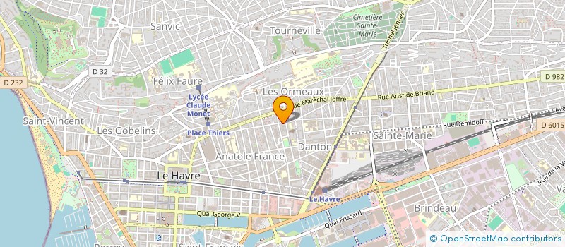 localisation de l'entreprise MONSIEUR AMAURY BUHOT  LE HAVRE