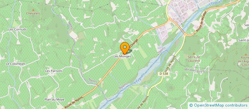 localisation de l'entreprise MONSIEUR AMAURY CAMBUZAT  NYONS