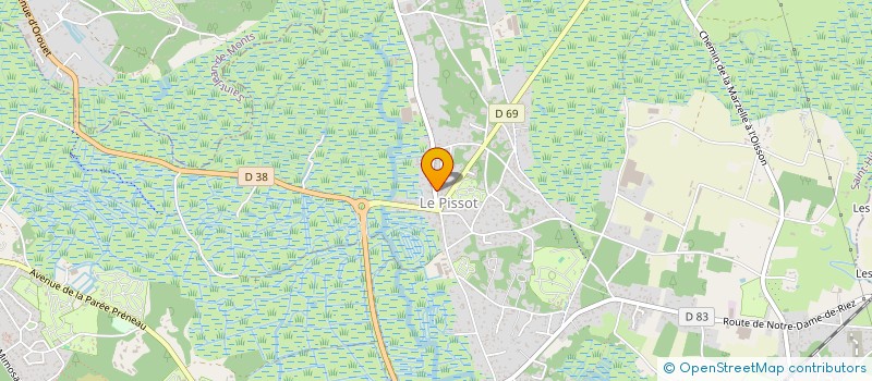 localisation de l'entreprise MONSIEUR AMAURY CHAZALLET à SAINT-HILAIRE-DE-RIEZ