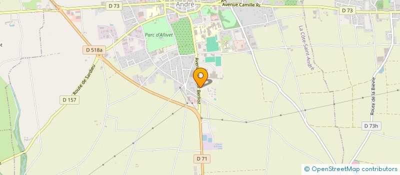 localisation de l'entreprise MONSIEUR AMAURY CHRISTIN à LA COTE-SAINT-ANDRE