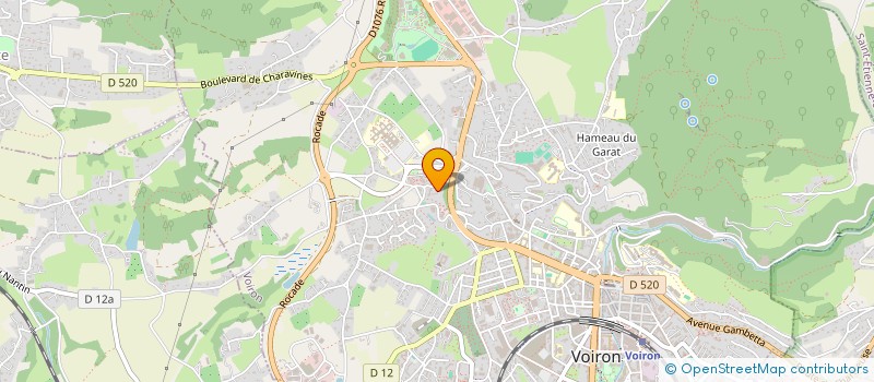 localisation de l'entreprise MONSIEUR AMAURY COUSSERANS à VOIRON