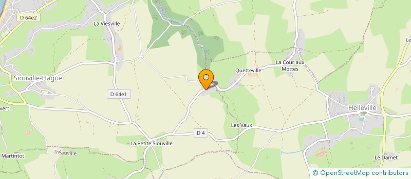 localisation de l'entreprise MONSIEUR AMAURY COUVREUR  SIOUVILLE-HAGUE