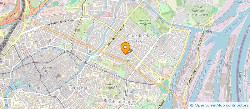 localisation de l'entreprise MONSIEUR AMAURY CULLARD à STRASBOURG