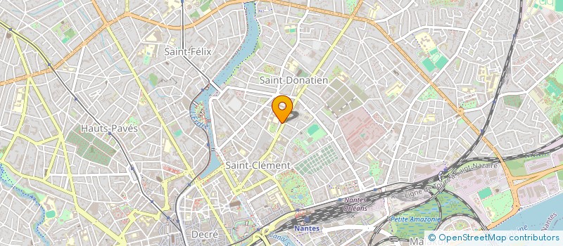 localisation de l'entreprise MONSIEUR AMAURY D ANJOU à NANTES