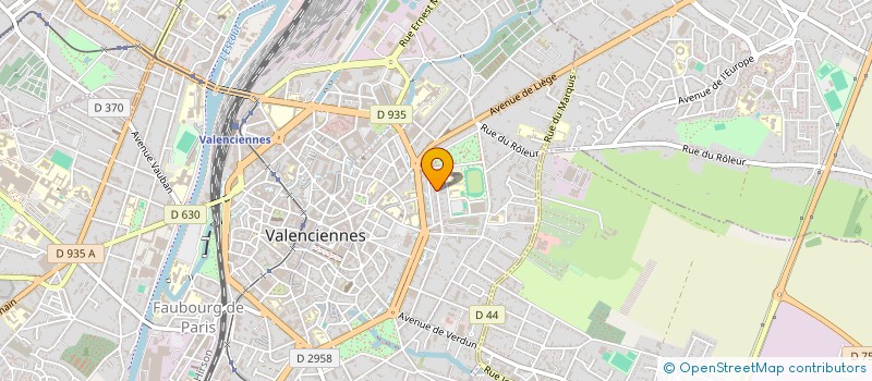localisation de l'entreprise MONSIEUR AMAURY DAL à VALENCIENNES