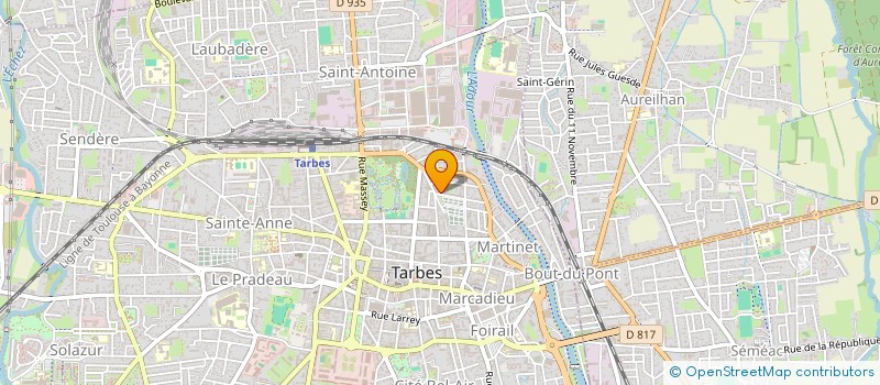 localisation de l'entreprise MONSIEUR AMAURY DAYRAS  TARBES