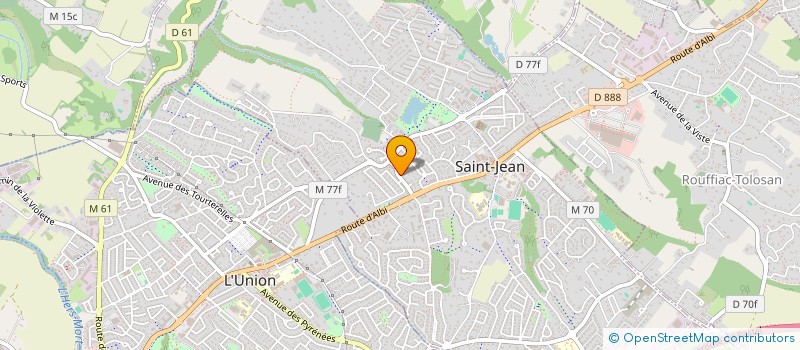 localisation de l'entreprise MONSIEUR AMAURY DE CHALVET DE ROCHEMONTEIX  SAINT-JEAN