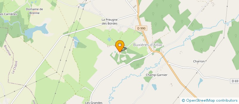 localisation de l'entreprise MONSIEUR AMAURY DE CHOMEREAU à BUXIERES D'AILLAC