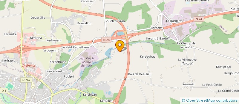 localisation de l'entreprise MONSIEUR AMAURY DE GEYER D ORTH  BIGNAN