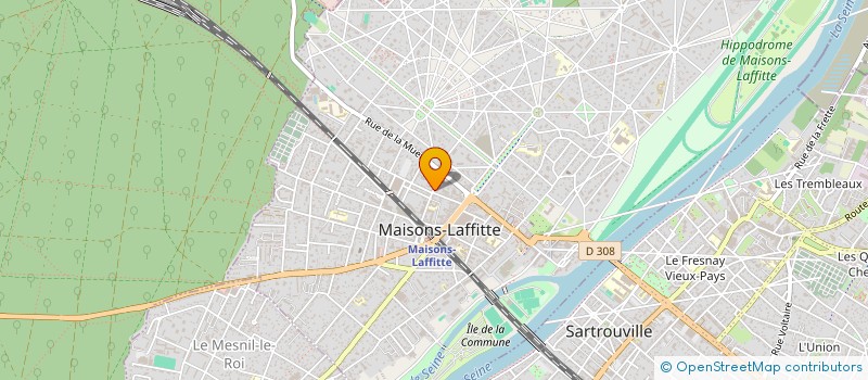 localisation de l'entreprise MONSIEUR AMAURY DE GRELING à MAISONS-LAFFITTE