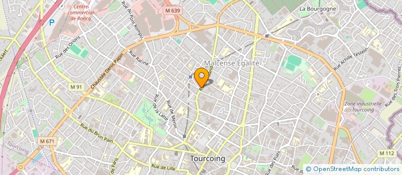 localisation de l'entreprise MONSIEUR AMAURY DE LA OSA à TOURCOING