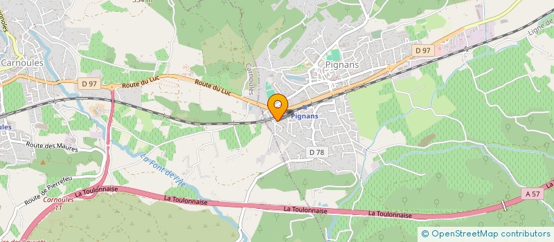 localisation de l'entreprise MONSIEUR AMAURY DE LORENZI  PIGNANS