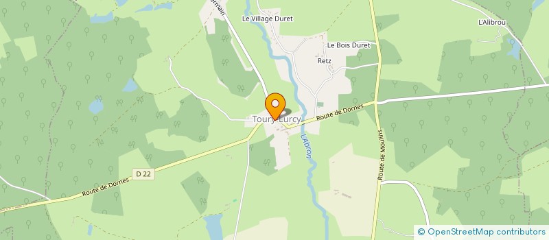 localisation de l'entreprise MONSIEUR AMAURY DE SOULTRAIT à TOURY-LURCY