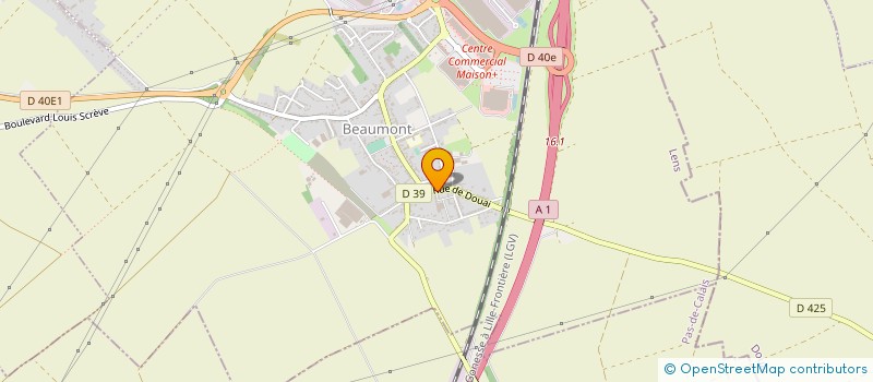 localisation de l'entreprise MONSIEUR AMAURY DELACROIX à HENIN-BEAUMONT