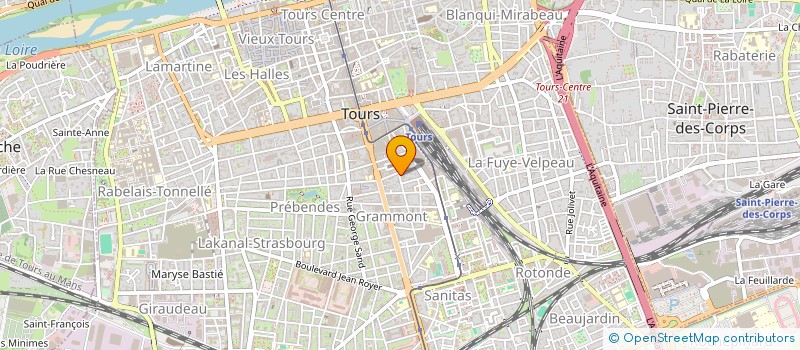 localisation de l'entreprise MONSIEUR AMAURY DEVILLERS  TOURS