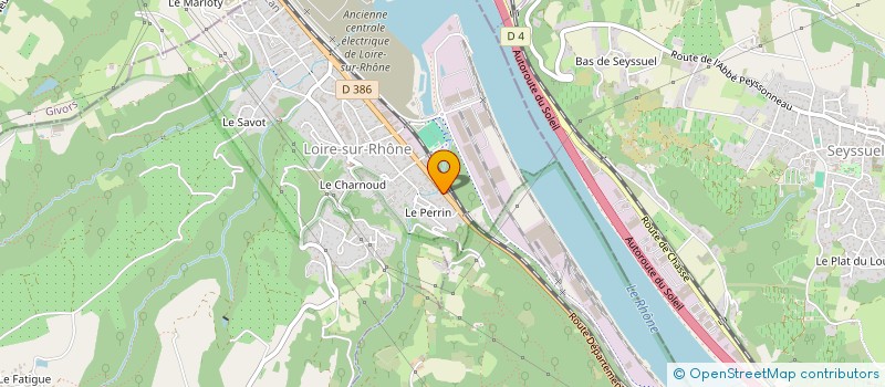 localisation de l'entreprise MONSIEUR AMAURY DOREL  LOIRE-SUR-RHONE